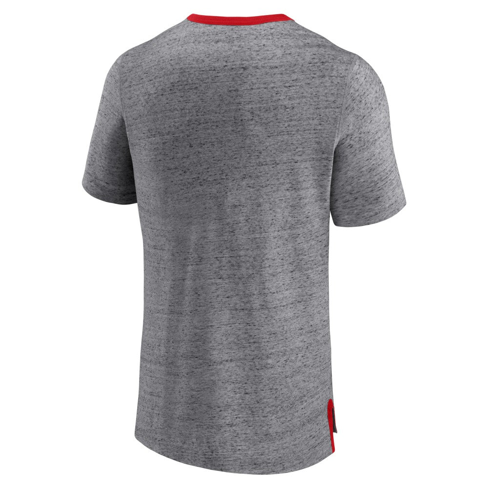 St. Louis Cardinals Fanatics Iconic Team Element Speckled Ringer T-Shirt - MLB T-shirts