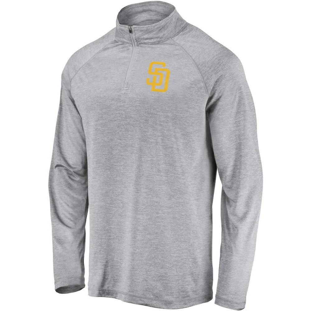San Diego Padres Fanatics Primary Logo Quarter-Zip Raglan Jacket - MLB Jackets