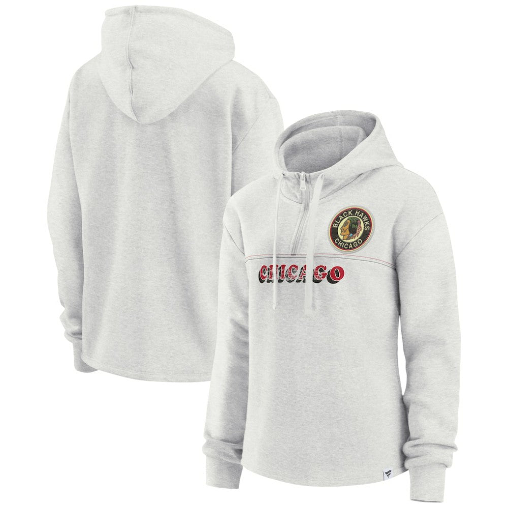 Chicago Blackhawks Fanatics Women's True Classics Legacy Quarter-Zip Hoodie -  NHL Hoodies