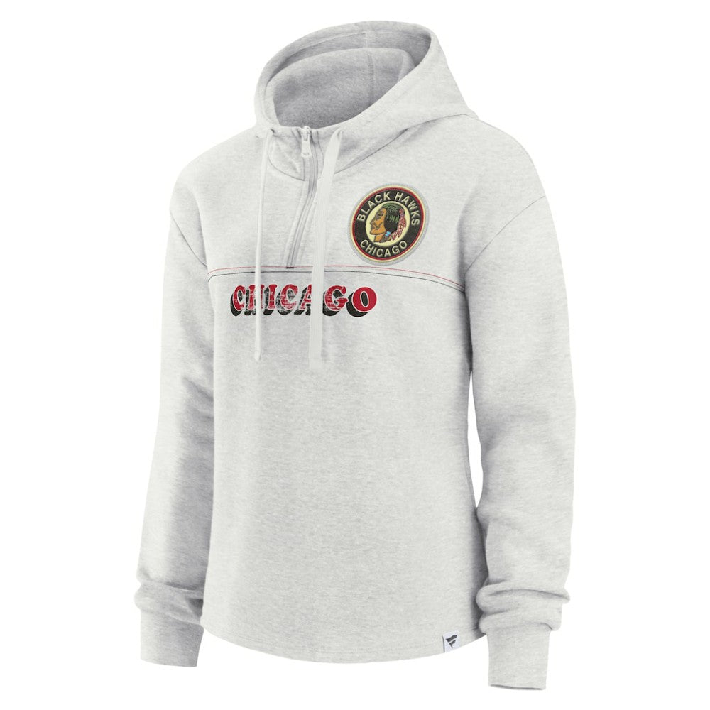 Chicago Blackhawks Fanatics Women's True Classics Legacy Quarter-Zip Hoodie -  NHL Hoodies