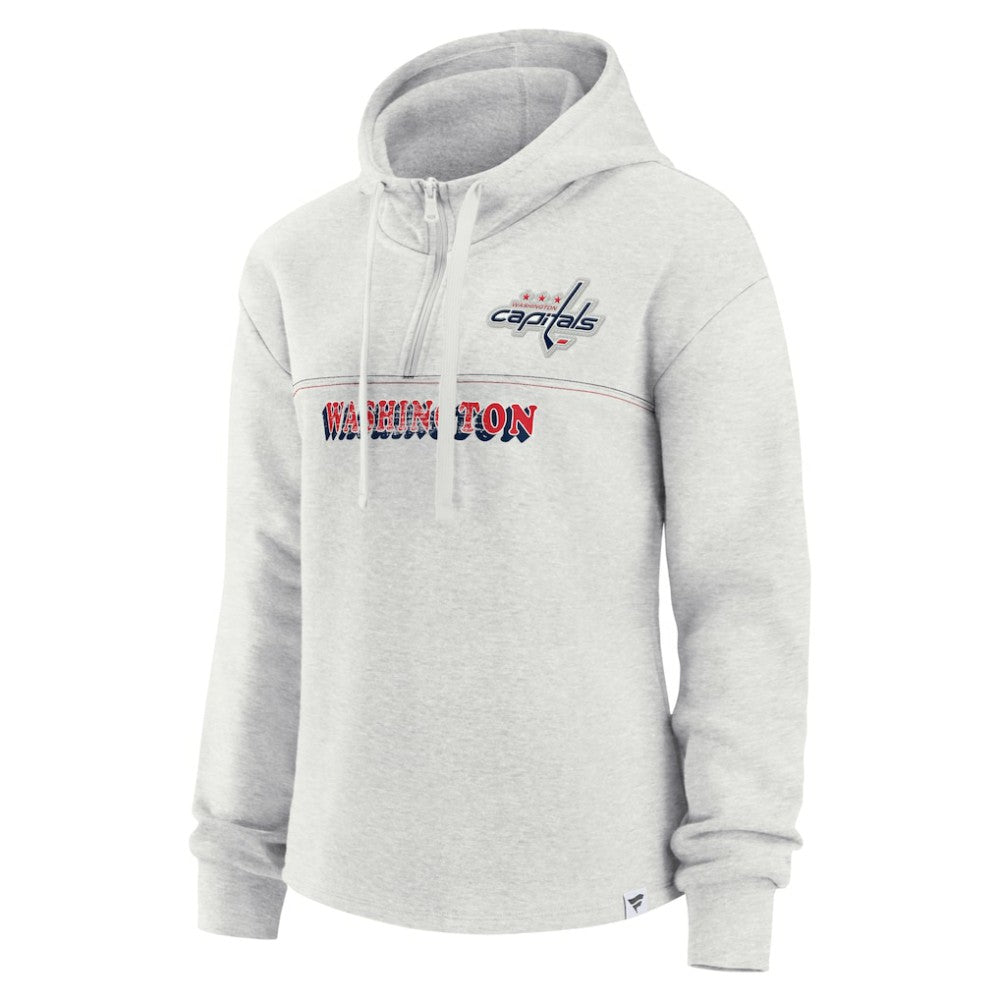 Washington Capitals Fanatics Women's True Classics Legacy Quarter-Zip Hoodie -  NHL Hoodies