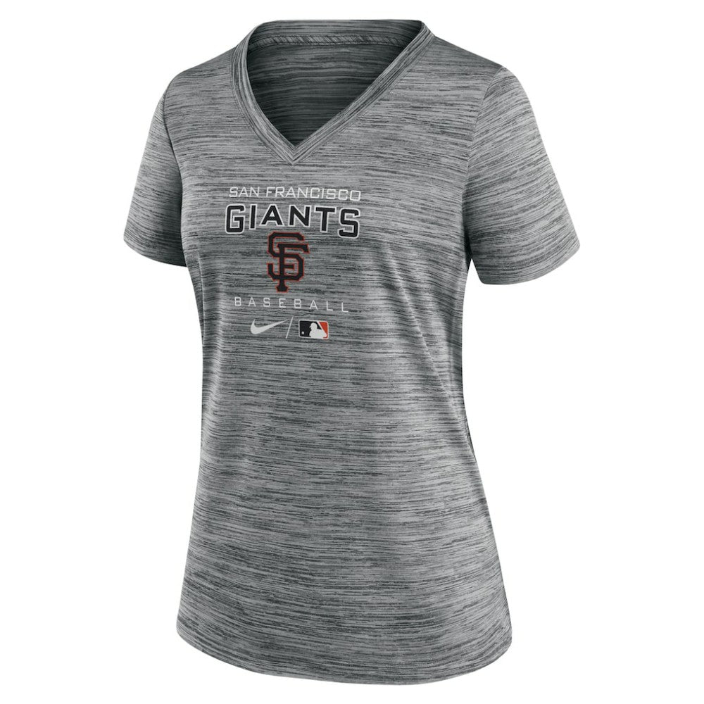San Francisco Giants Nike Women's Authentic Collection Velocity Performance V-Neck T-Shirt - MLB T-shirts