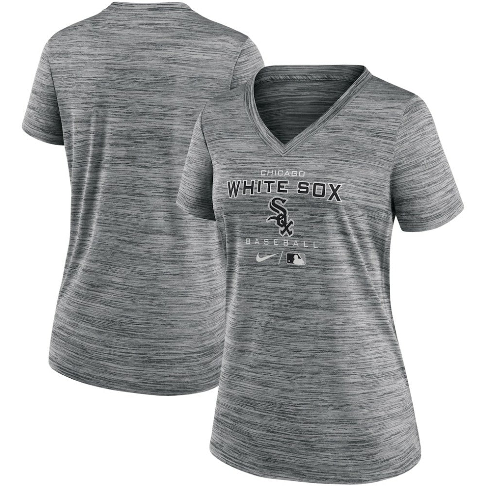 Chicago White Sox Nike Women's Authentic Collection Velocity Performance V-Neck T-Shirt - MLB T-shirts