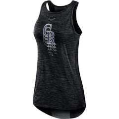 Colorado Rockies Nike Women's Logo Fade High Neck Performance Tank Top - MLB Tanks