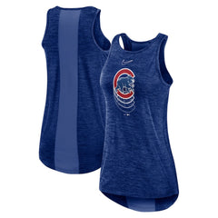 Chicago Cubs Nike Women's Logo Fade High Neck Performance Tank Top - MLB Tanks
