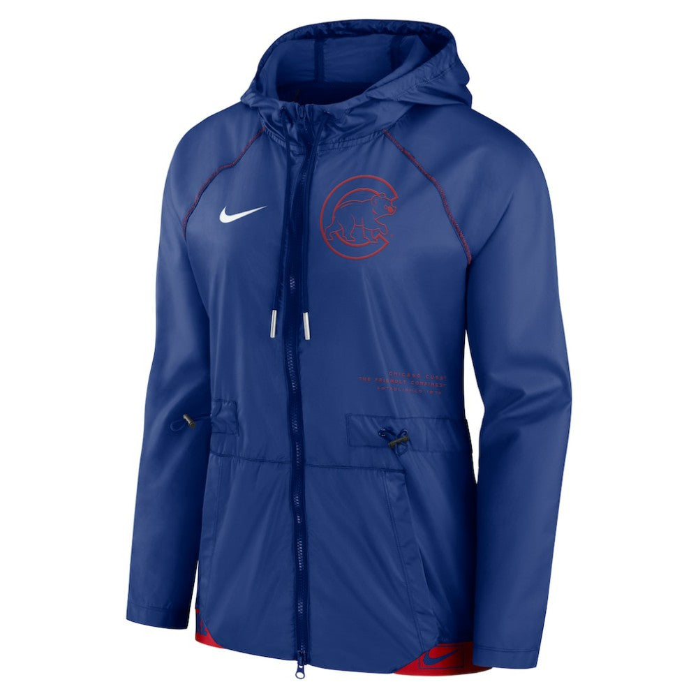 Chicago Cubs Nike Women's Statement Raglan Full-Zip Hoodie Jacket - MLB Jackets
