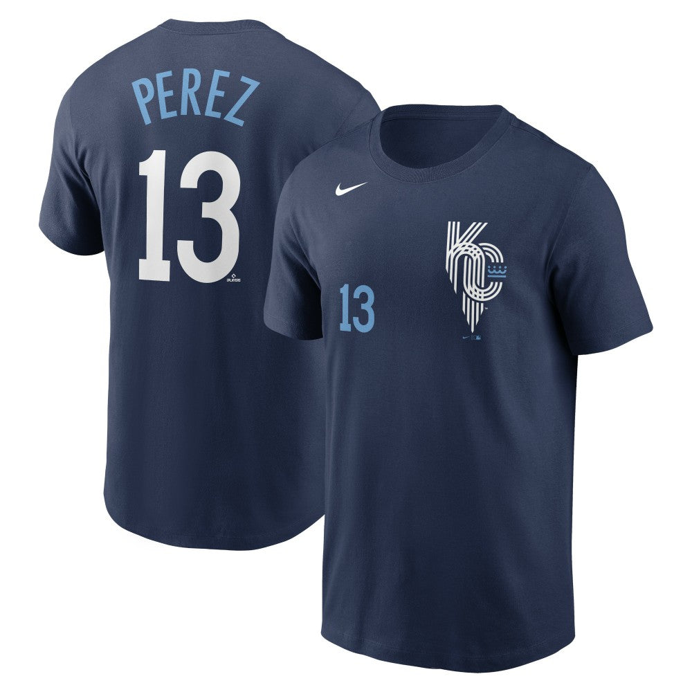 Salvador Perez Kansas City Royals Nike City Connect Name & Number T-Shirt - MLB T-shirts