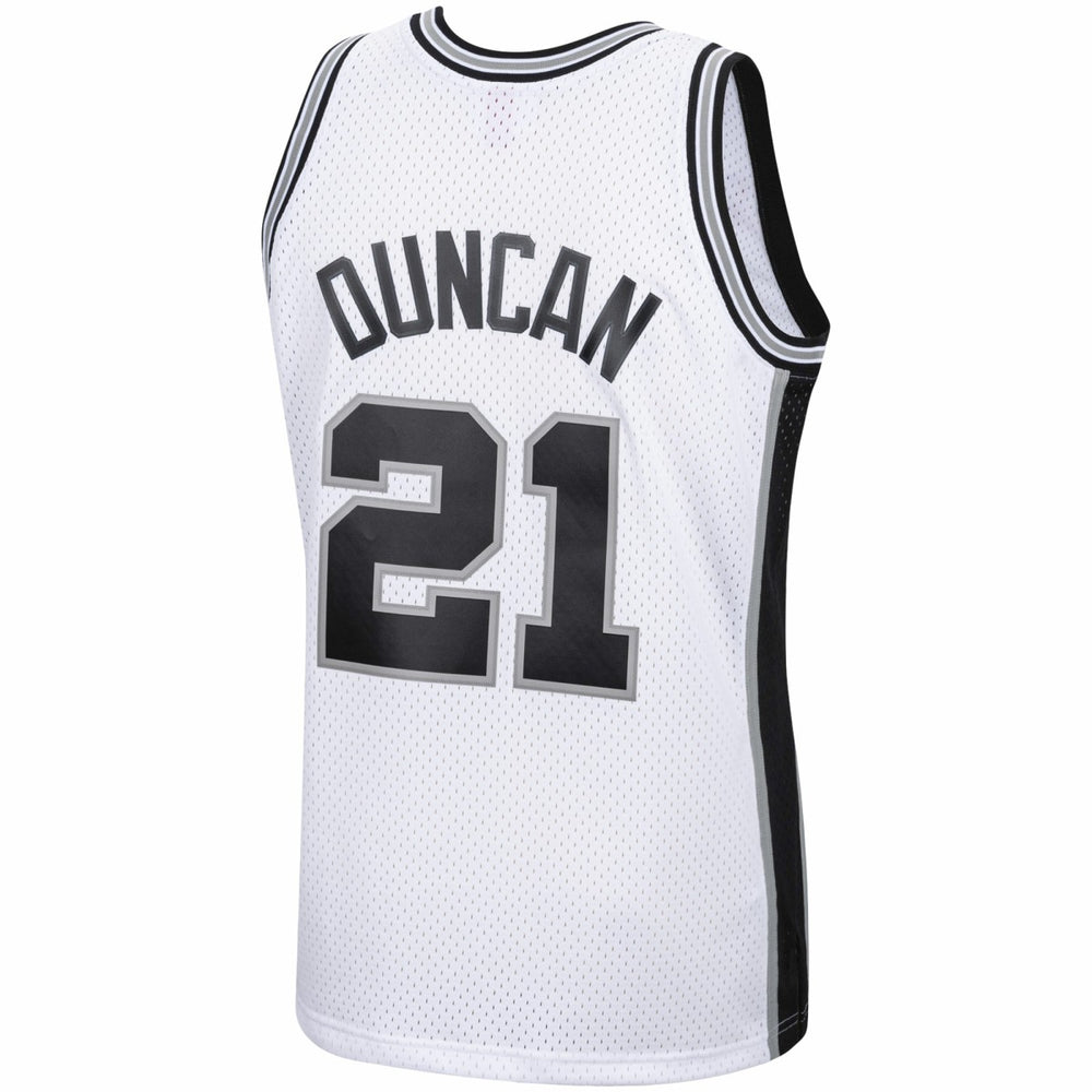 White Tim Duncan San Antonio Spurs 1998/99 Hardwood Classics Swingman Jersey | NBA