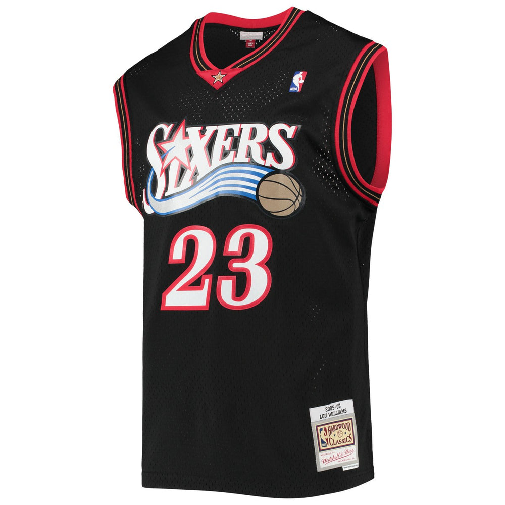 Black Lou Williams Philadelphia 76ers 2005/06 Hardwood Classics Swingman Jersey | NBA