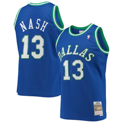 Blue Steve Nash Dallas Mavericks 1998/99 Hardwood Classics Swingman Jersey sale | NBA