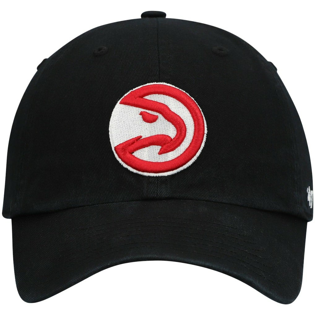 Black Atlanta Hawks '47 Core Logo Clean Up Adjustable Hat | NBA