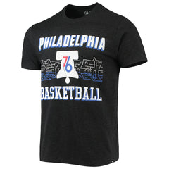 Black Philadelphia 76ers '47 City Edition Club T-Shirt | NBA