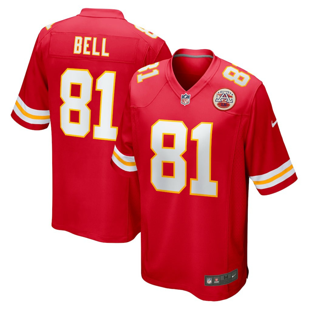 Kansas City Chiefs Blake Bell  Game Player Jersey | NFL Hot