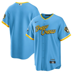 Milwaukee Brewers Nike City Connect Replica Team Jersey - MLB Jerseys
