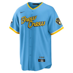 Milwaukee Brewers Nike City Connect Replica Team Jersey - MLB Jerseys