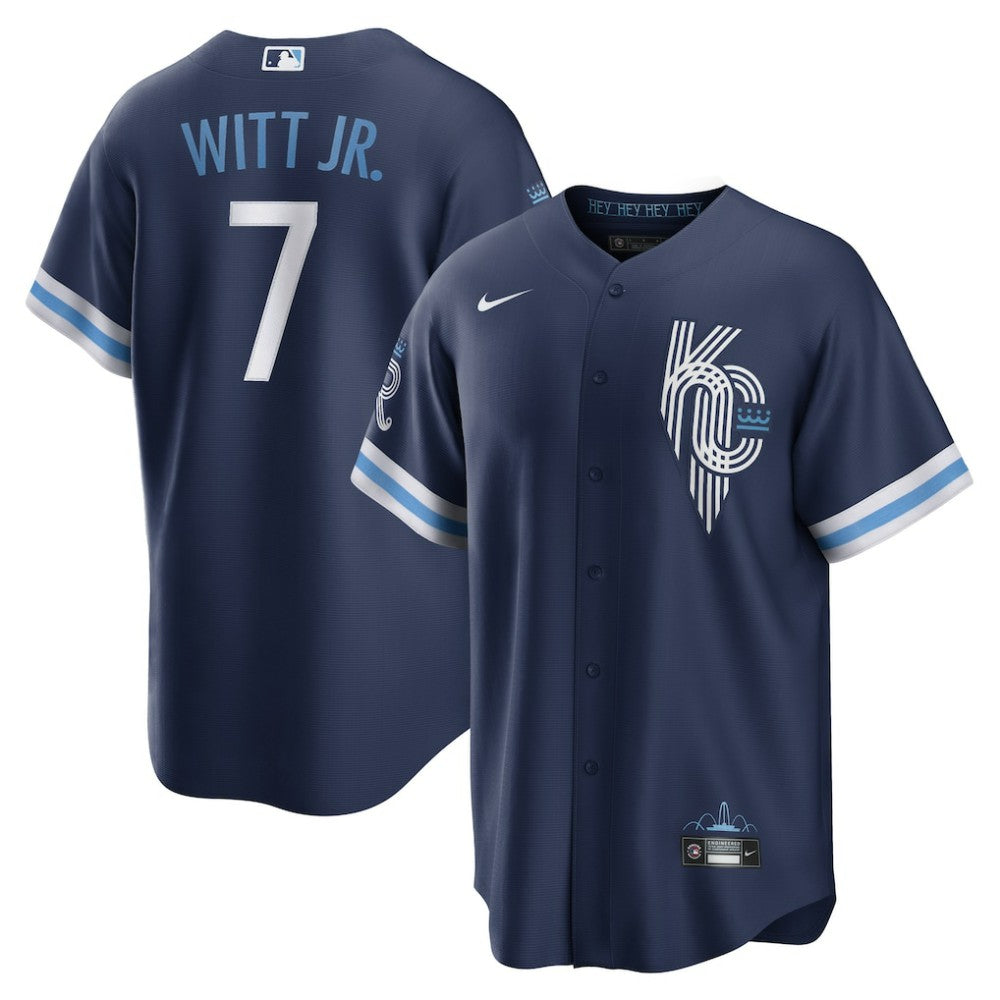 Bobby Witt Jr. Kansas City Royals Nike City Connect Replica Player Jersey - MLB Jerseys