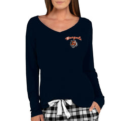 Cincinnati Bengals Concepts Sport Women's Marathon Knit Long Sleeve Lightweight V-Neck Lounge Top | NFL On sale