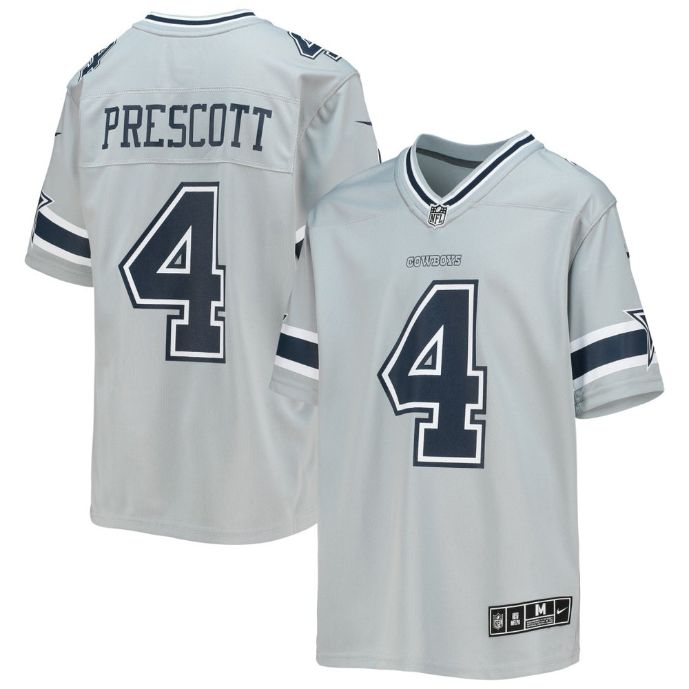 Dallas Cowboys Dak Prescott  Youth Inverted Team Game Jersey | NFL Hot