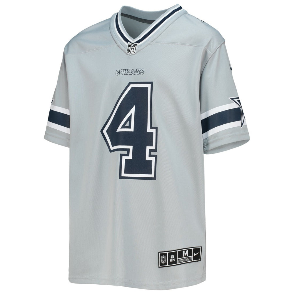 Dallas Cowboys Dak Prescott  Youth Inverted Team Game Jersey | NFL Hot