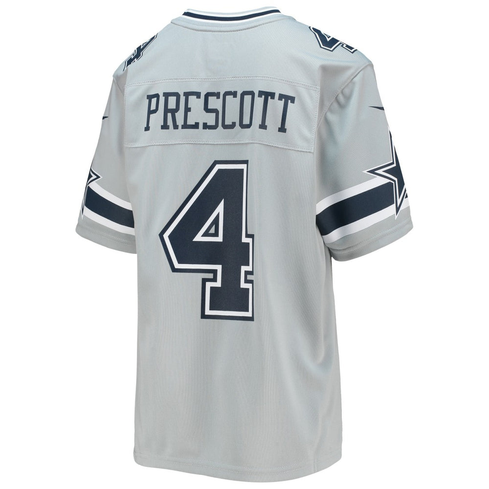 Dallas Cowboys Dak Prescott  Youth Inverted Team Game Jersey | NFL Hot