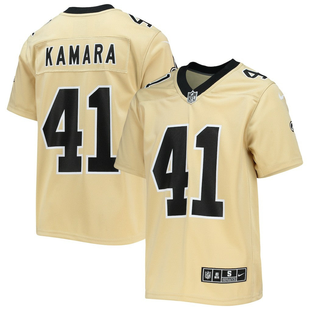 New Orleans Saints Alvin Kamara  Youth Inverted Team Game Jersey | NFL Near me