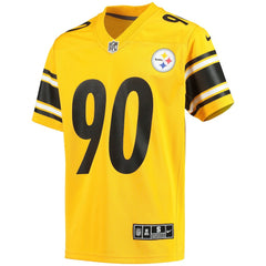 Pittsburgh Steelers T.J. Watt  Youth Inverted Team Game Jersey | NFL New