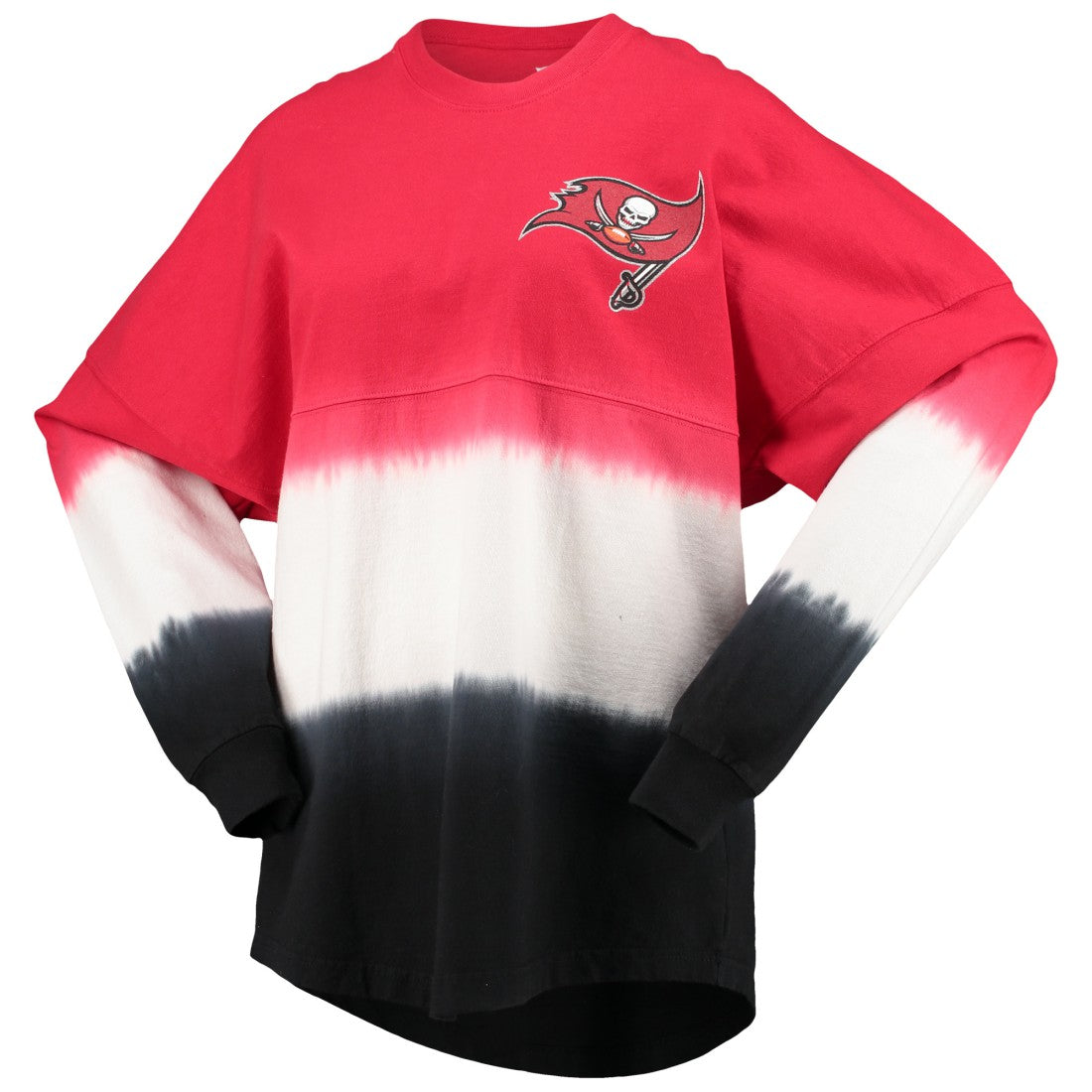 Tampa Bay Buccaneers Women's Ombre Long Sleeve T-Shirt | NFL Hot