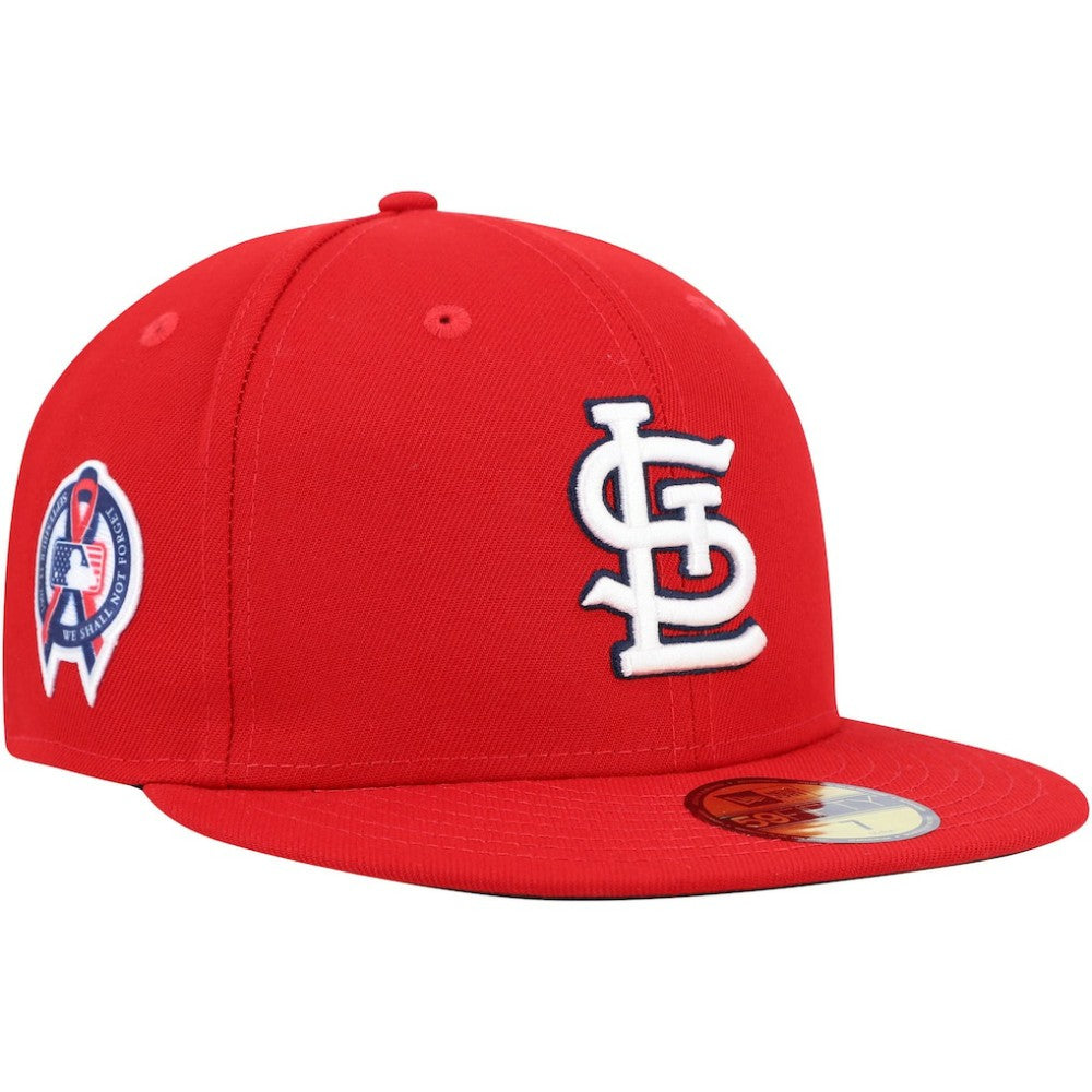 St. Louis Cardinals New Era 9/11 Memorial Side Patch 59FIFTY Fitted Hat - MLB Hats