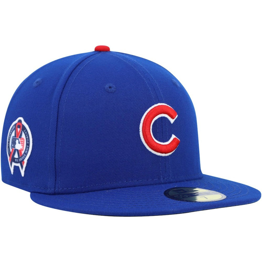 Chicago Cubs New Era 9/11 Memorial Side Patch 59FIFTY Fitted Hat - MLB Hats