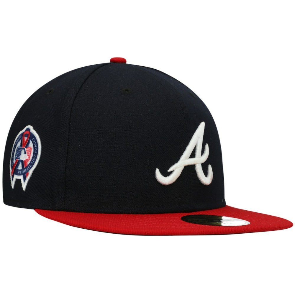 Atlanta Braves New Era 9/11 Memorial Side Patch 59FIFTY Fitted Hat - MLB Hats