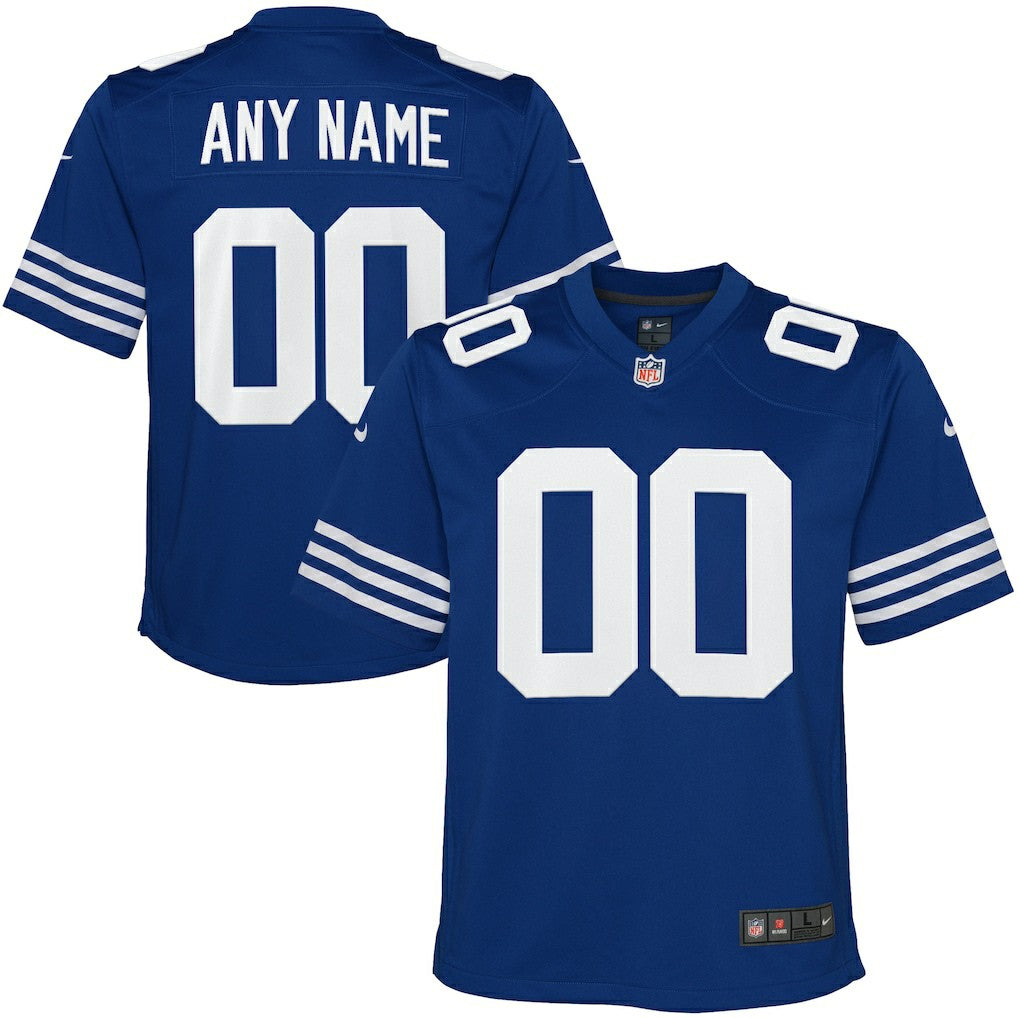 Indianapolis Colts Youth Alternate Custom Game Jersey | NFL Outlet