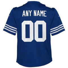 Indianapolis Colts Youth Alternate Custom Game Jersey | NFL Outlet