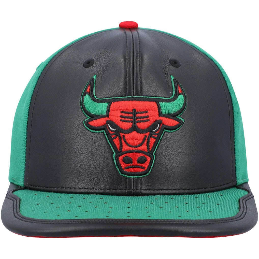 Black/Green Chicago Bulls Day One Snapback Hat | NBA