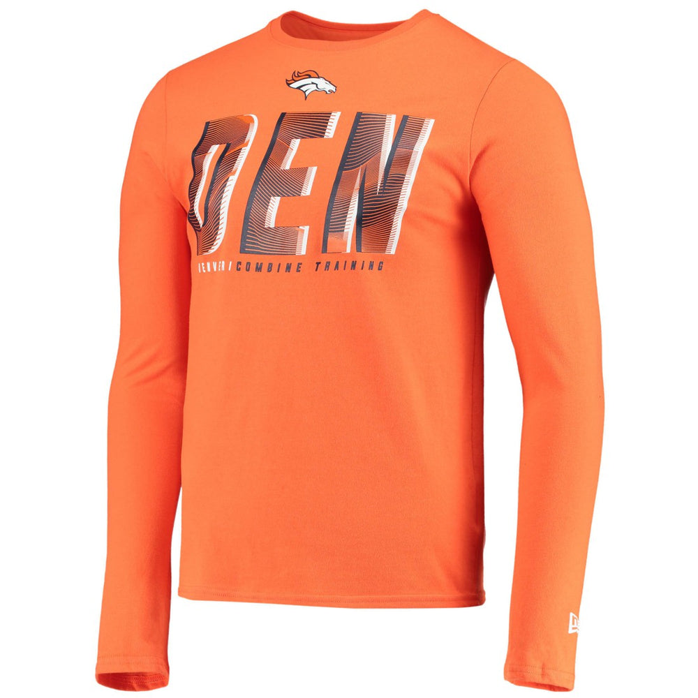 Denver Broncos Combine Authentic Static Abbreviation Long Sleeve T-Shirt | NFL Online