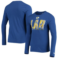 Los Angeles Rams Combine Authentic Static Abbreviation Long Sleeve T-Shirt | NFL New