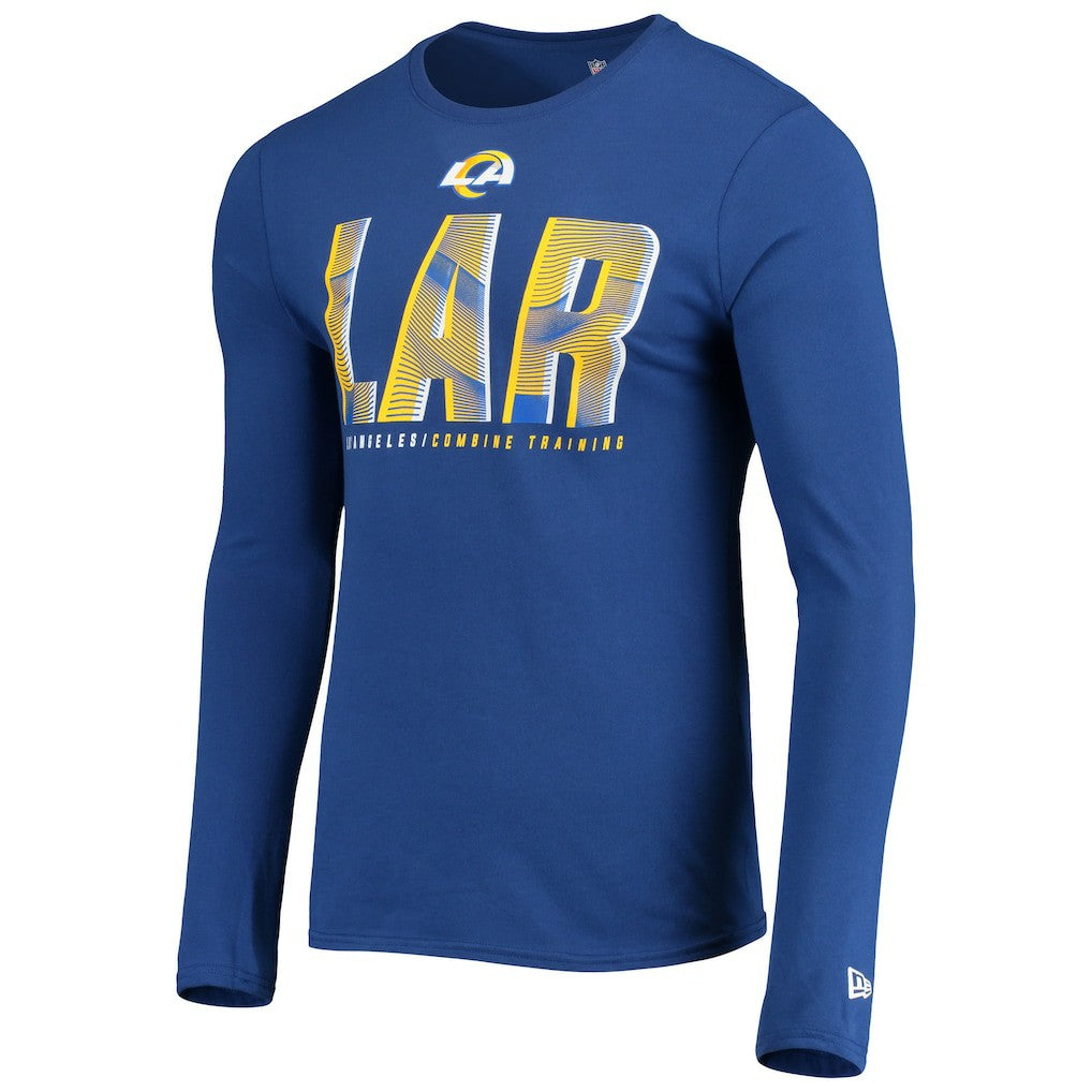 Los Angeles Rams Combine Authentic Static Abbreviation Long Sleeve T-Shirt | NFL New