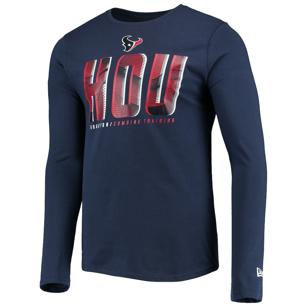 Houston Texans Combine Authentic Static Abbreviation Long Sleeve T-Shirt | NFL Near me