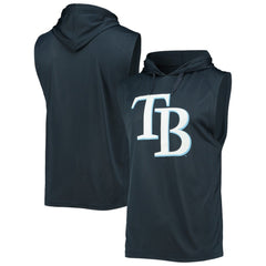 Tampa Bay Rays Stitches Sleeveless Pullover Hoodie - MLB Hoodies