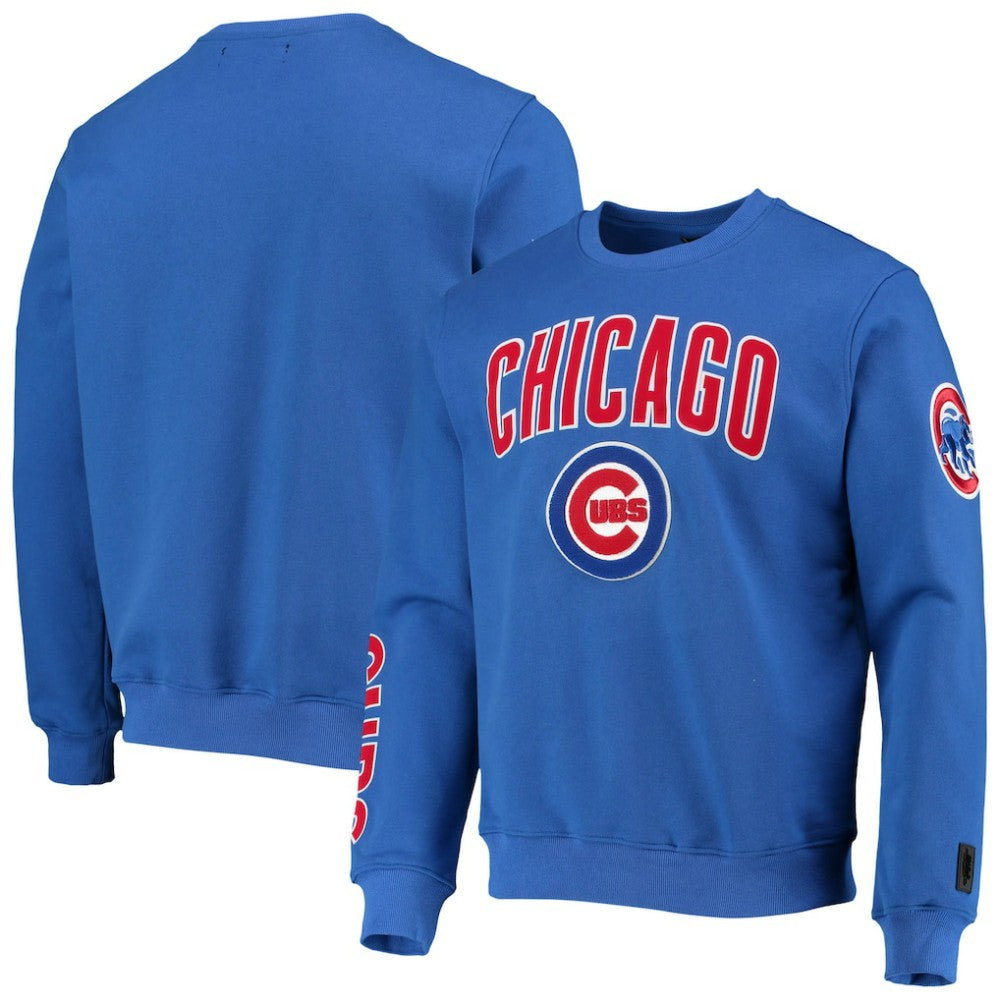 Chicago Cubs Pro Standard Stacked Logo Pullover Sweatshirt - MLB Pullover