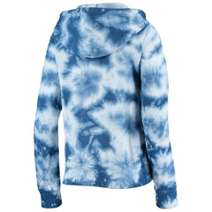 Chicago Cubs New Era Women's Tie-Dye Fleece Full-Zip Hoodie - MLB Hoodies