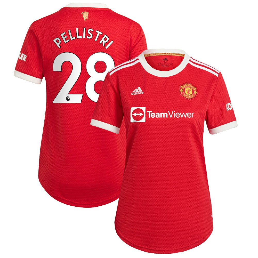 Facundo Pellistri Manchester United Women's 2021/22 Home Replica Player Jersey