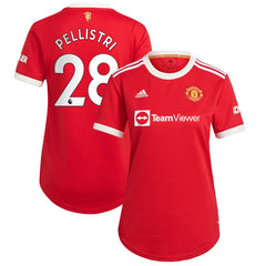 Facundo Pellistri Manchester United Women's 2021/22 Home Replica Player Jersey