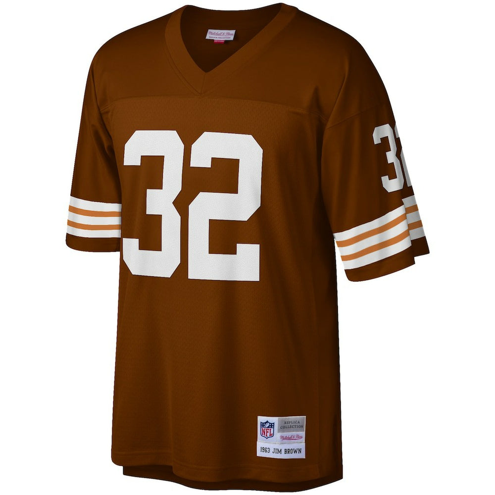 Cleveland Browns Jim Brown  Big & Tall 1963 Retired Player Replica Jersey | NFL Discount