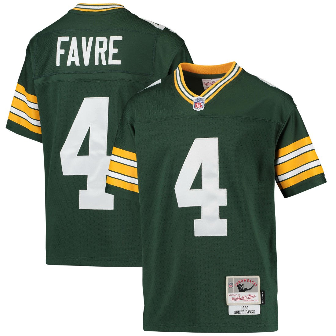 Green Bay Packers Brett Favre  Youth 1996 Retired Player Legacy Jersey | NFL New