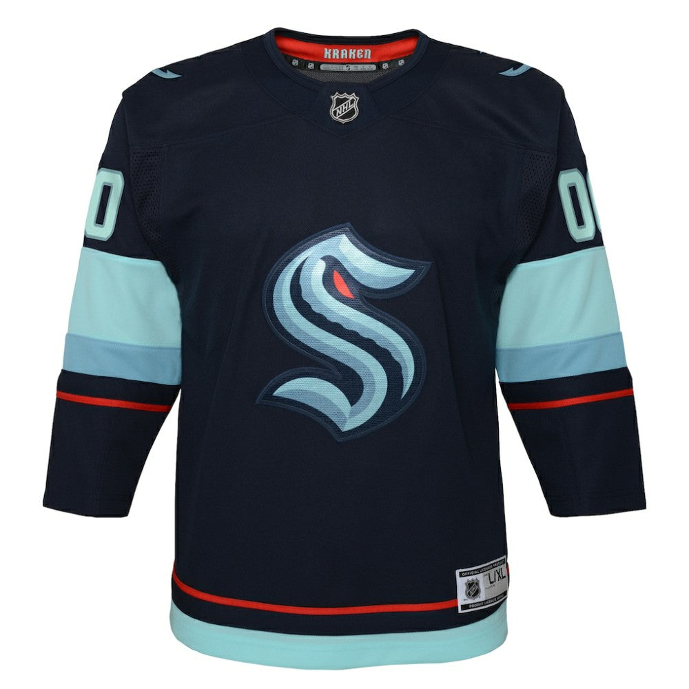 Seattle Kraken Youth Home Premier Custom Jersey -  NHL Jerseys