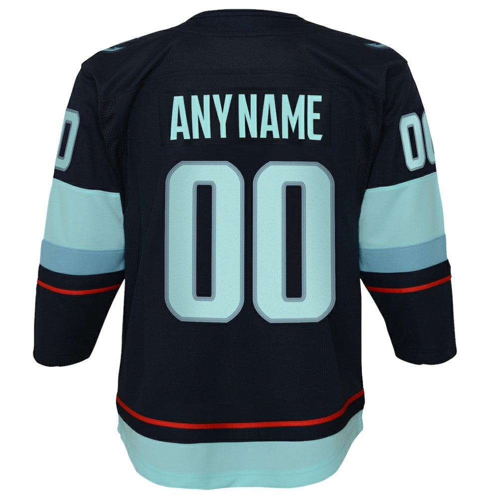 Seattle Kraken Youth Home Premier Custom Jersey -  NHL Jerseys
