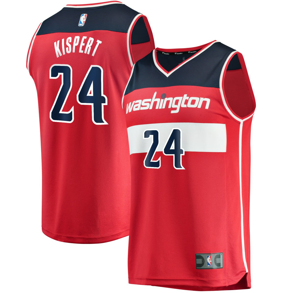 Icon Edition Corey Kispert Washington Wizards Youth Fast Break Replica Jersey Red | NBA