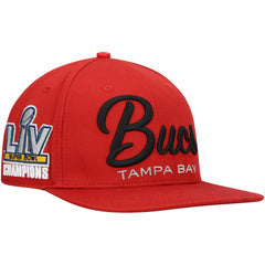 Tampa Bay Buccaneers Pro Standard LV Super Bowl s Script Wordmark Snapback Hat | NFL Outlet