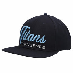 Tennessee Titans Pro Standard Script Wordmark Snapback Hat | NFL Near me