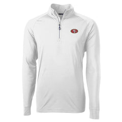 San Francisco 49ers Cutter & Buck Adapt Eco Knit Quarter-Zip Pullover Jacket | NFL Online